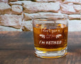 Load image into Gallery viewer, I Don't Give a Sip - Engraved Whiskey Glass Retirement 
