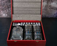 Load image into Gallery viewer, Birthday Engraving - Custom Whiskey Decanter Gift Set in a Wood Box
