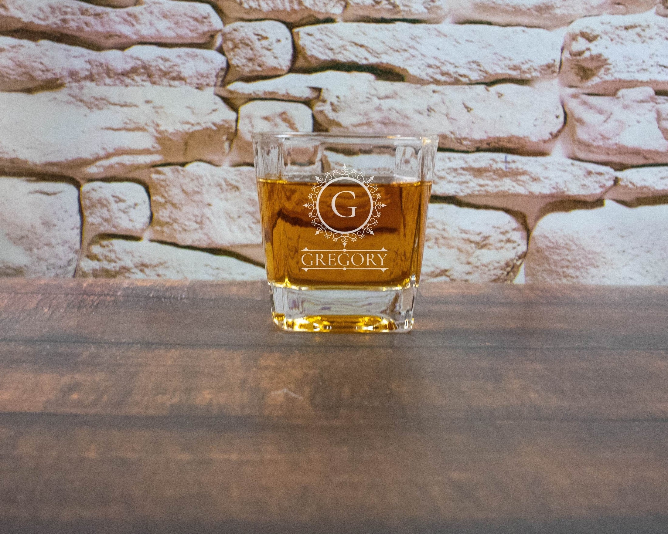 Personalized Square Whiskey Glass Gifts for Him 