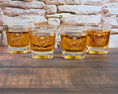 Load image into Gallery viewer, Personalized Square Whiskey Glass Gifts for Him 
