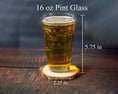 Load image into Gallery viewer, Personalized with Your Name - Choose from 4 Styles of Beer Glasses Gifts for Him 
