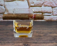 Load image into Gallery viewer, Cigar Whiskey Glass in Wood Gift Box
