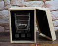 Load image into Gallery viewer, Cigar Whiskey Glass in Wood Gift Box
