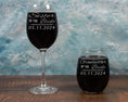 Load image into Gallery viewer, Personalized Wine Glass for Mother of the Bride or Mother of the Groom
