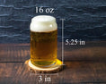 Load image into Gallery viewer, Personalized Beer Can Glass for Brother of the Bride or Brother of the Groom
