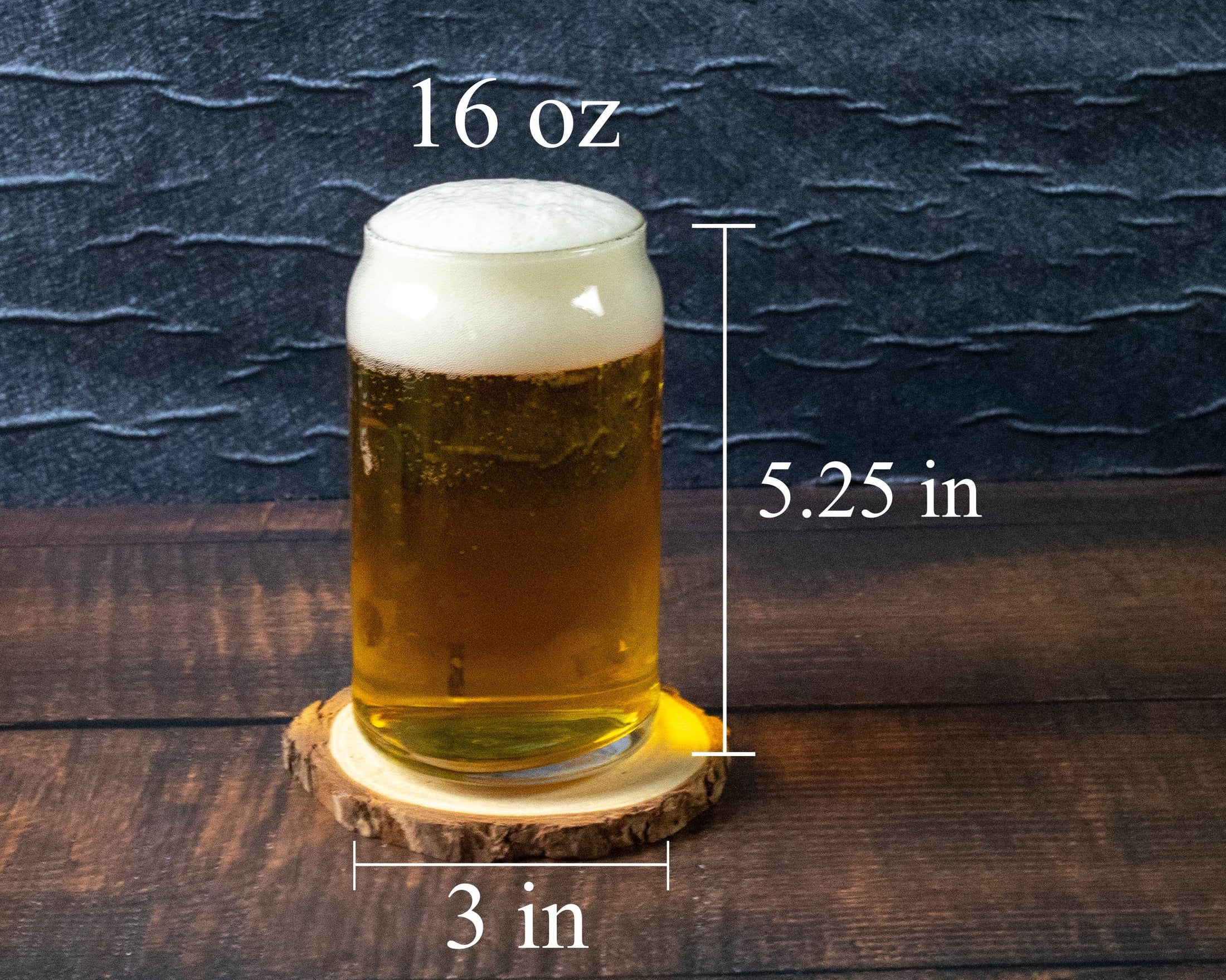 Personalized Beer Can Glass for Brother of the Bride or Brother of the Groom