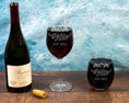 Load image into Gallery viewer, Personalized Wine Glass for First Time Mom
