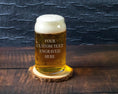 Load image into Gallery viewer, Beer Can Glass - Your Own Custom Text
