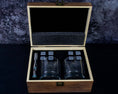 Load image into Gallery viewer, Groomsman Proposal Box Including 2 Whiskey Glasses and Whiskey Stones
