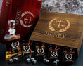 Load image into Gallery viewer, Lawyer Gift - Personalized Whiskey Decanter Gift Set in a Wood Box
