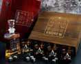 Load image into Gallery viewer, Retirement Gift Box - Engraved Whiskey Decanter Gift Set with 4 Glasses and Whiskey Stones
