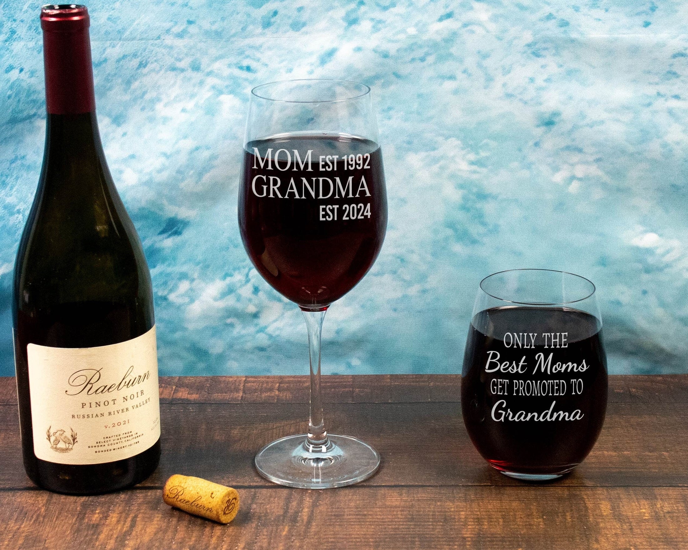 Grandma Wine Glass - Pregnancy Announcement