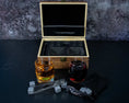Load image into Gallery viewer, Hubby and Wifey Engraved Glasses in Wood Box
